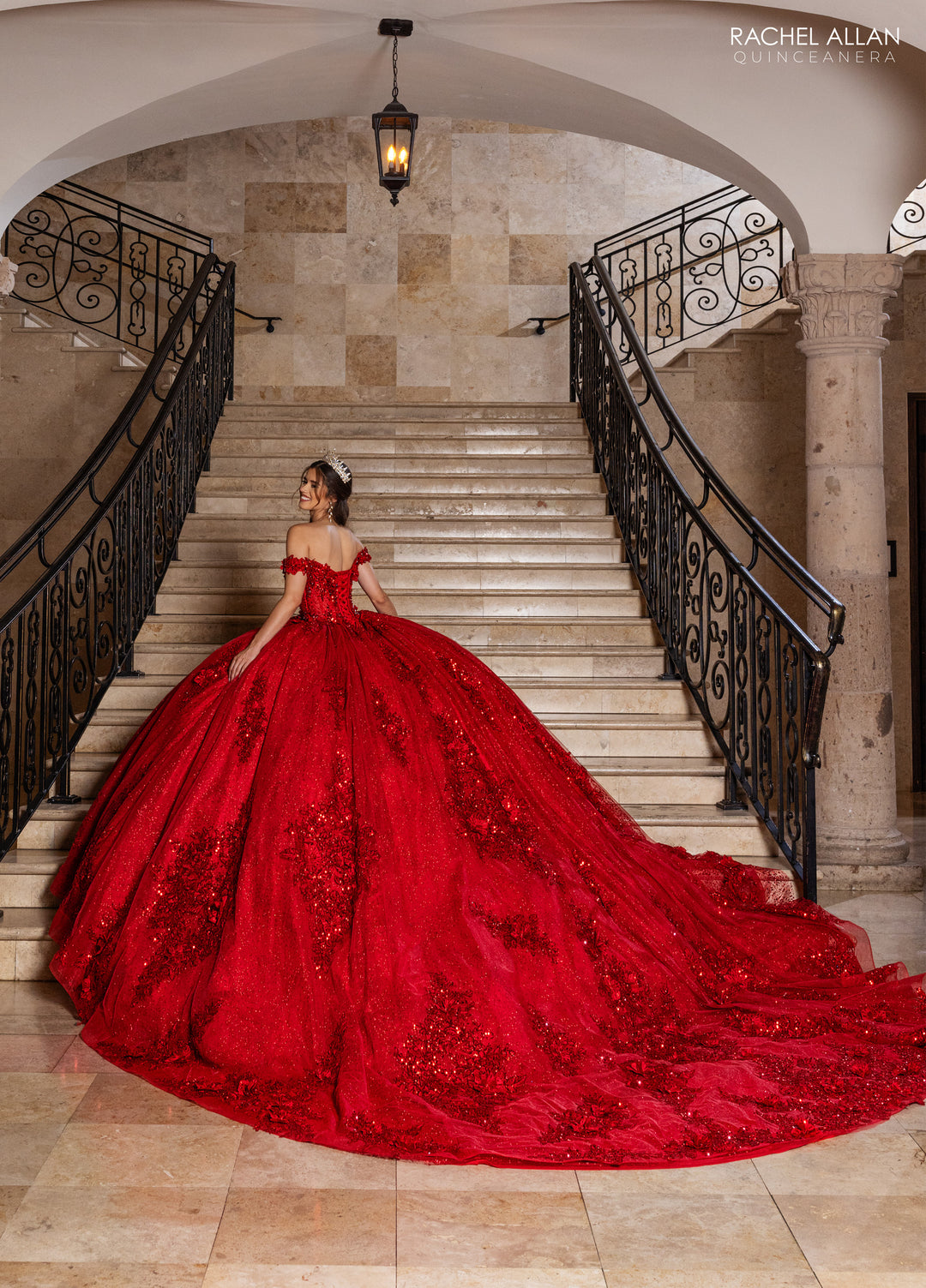 Off Shoulder Quinceanera Dress by Rachel Allan RQ2215