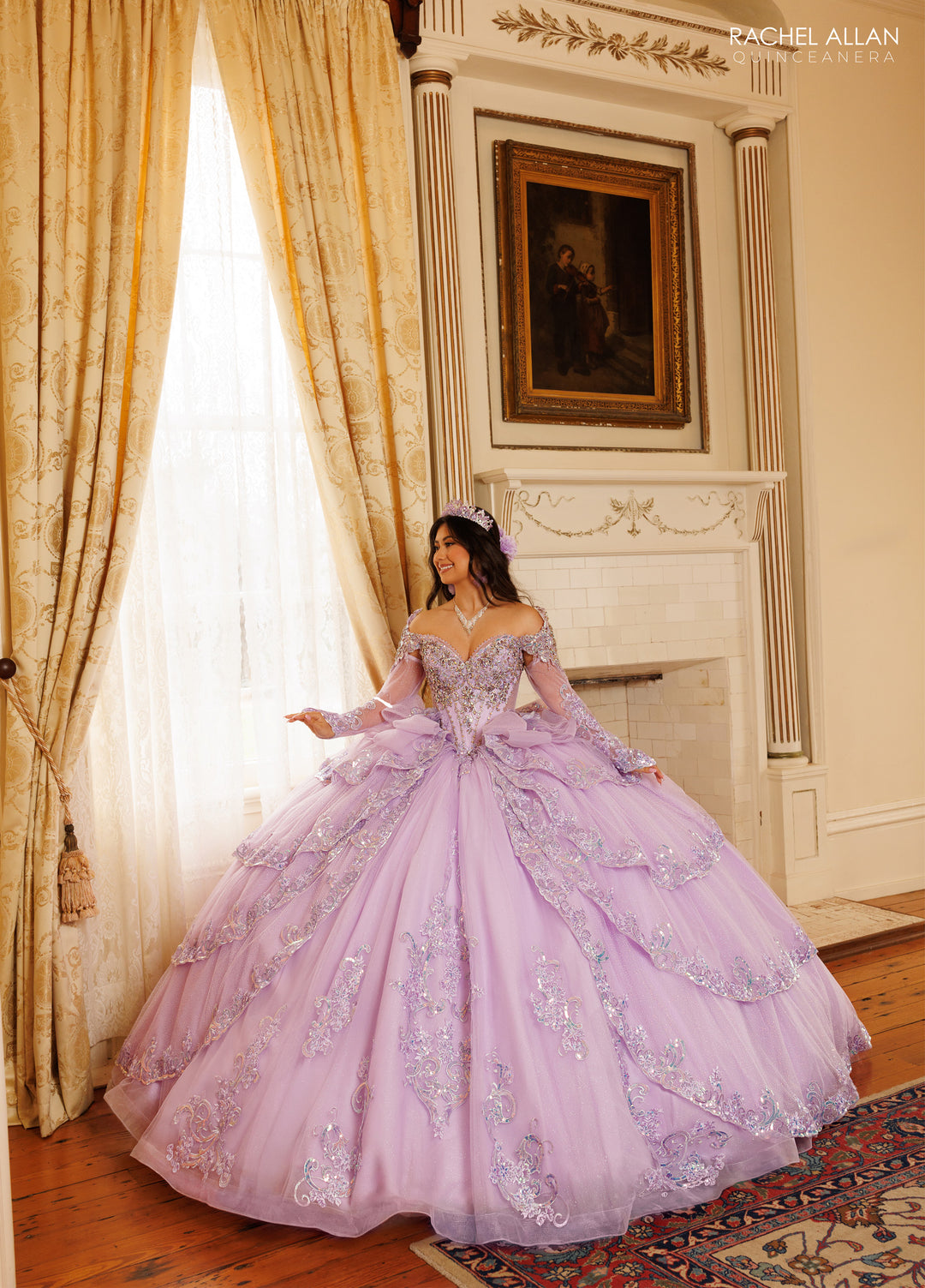 Long Sleeve Quinceanera Dress by Rachel Allan RQ3182 - product image 1