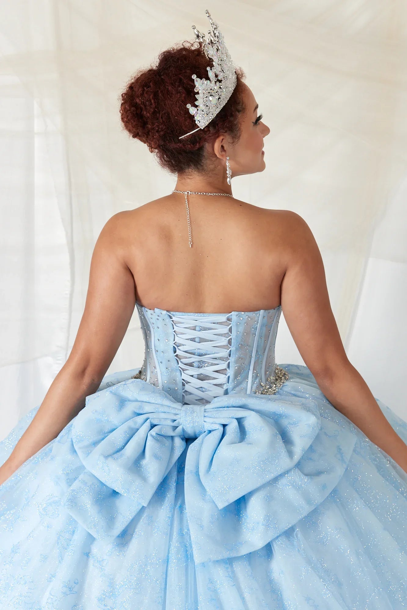Strapless Corset Bow Ball Gown by Calla SCL-30030 - product image 4