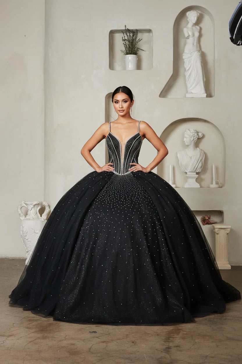 Beaded Sleeveless Ball Gown by Calla SCL-30017 - product image 8