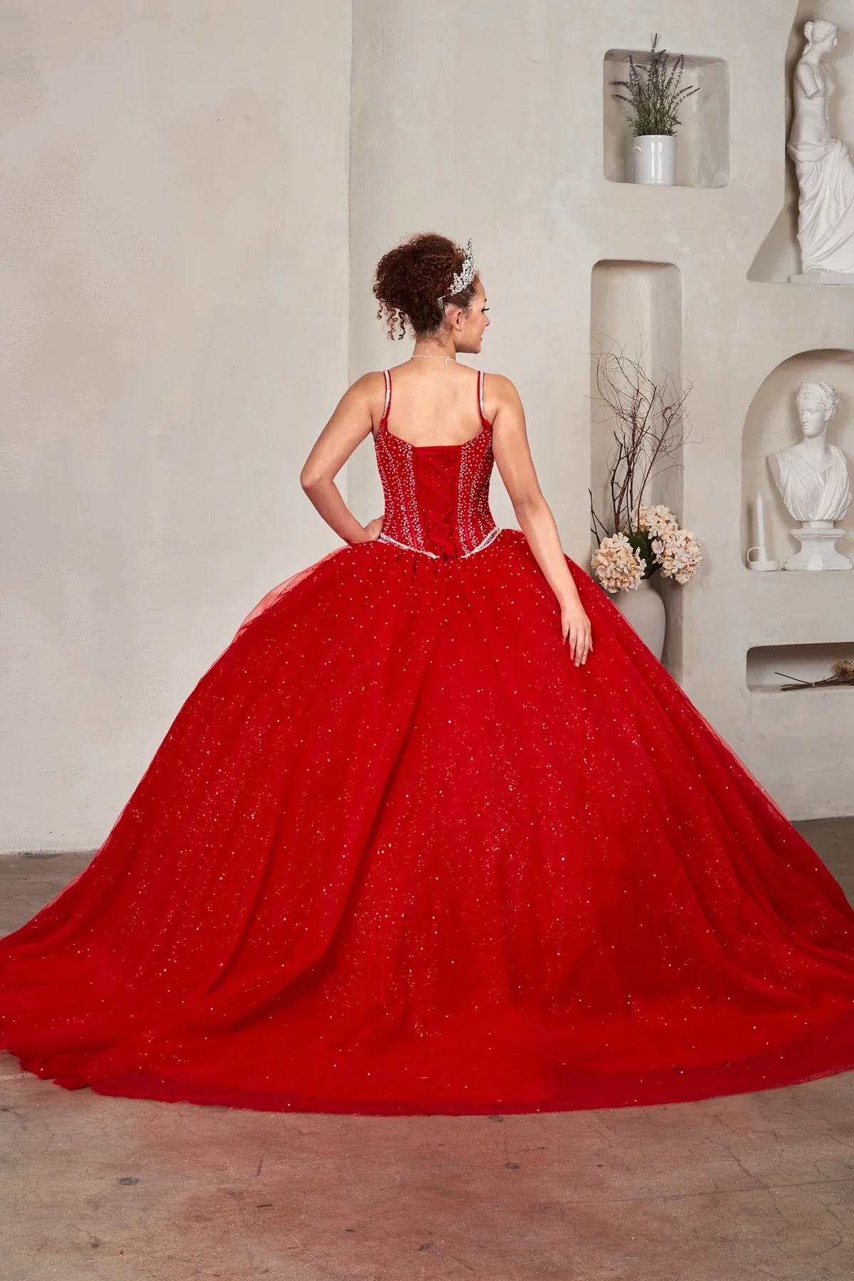 Beaded Sleeveless Ball Gown by Calla SCL-30017 - product image 3