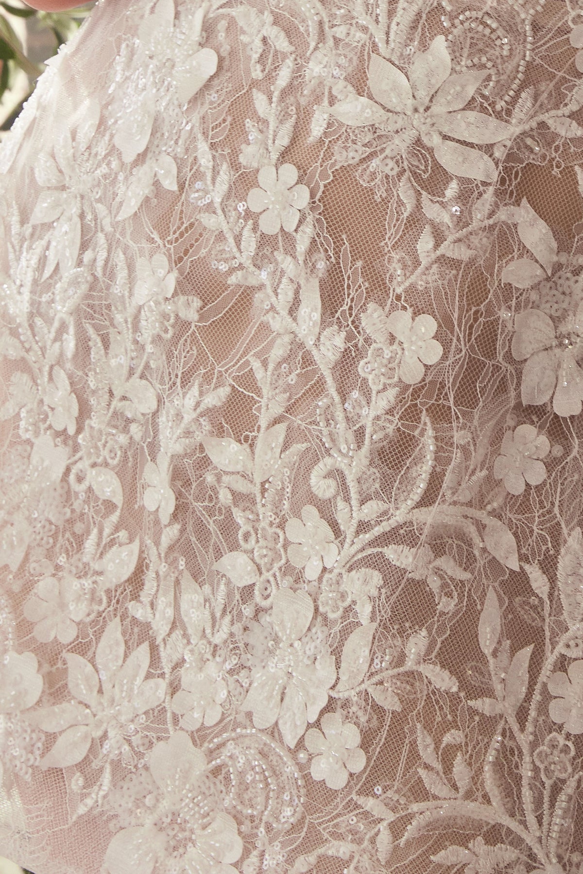 Lace Short Strapless Bridal Dress by Ladivine WL084 - product image 5