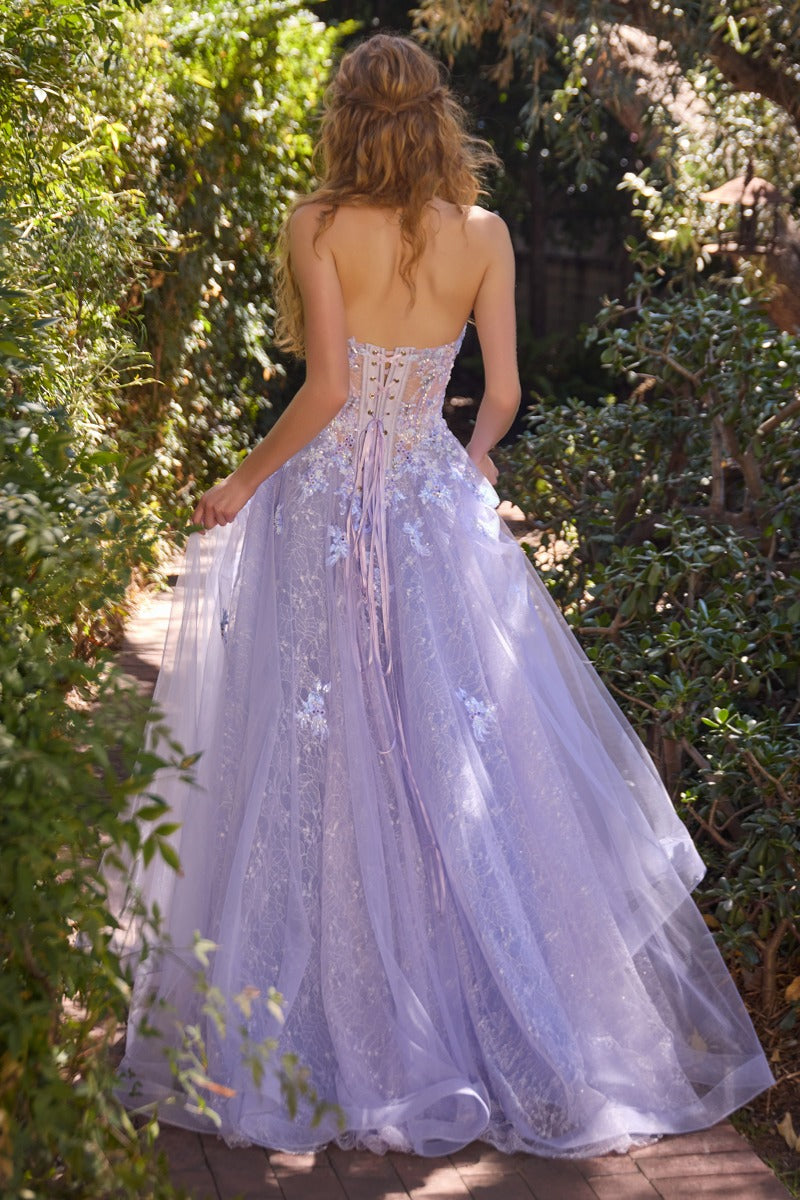 Andrea and Leo A1537 gown in LAVENDER
