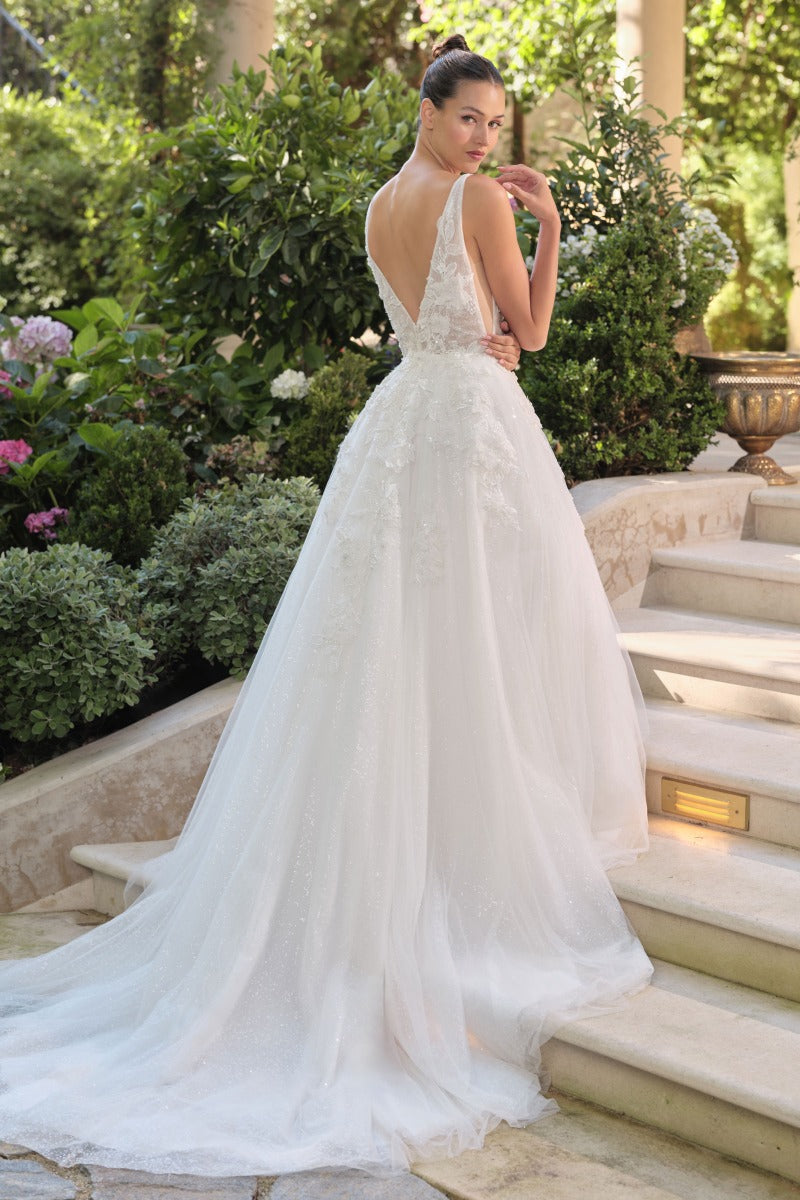 Andrea and Leo WL064 gown in OFF WHITE