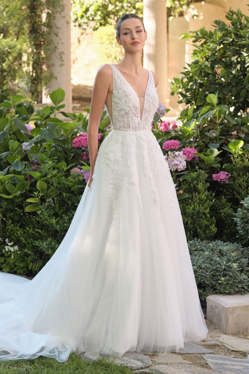 Andrea and Leo WL064 gown in OFF WHITE