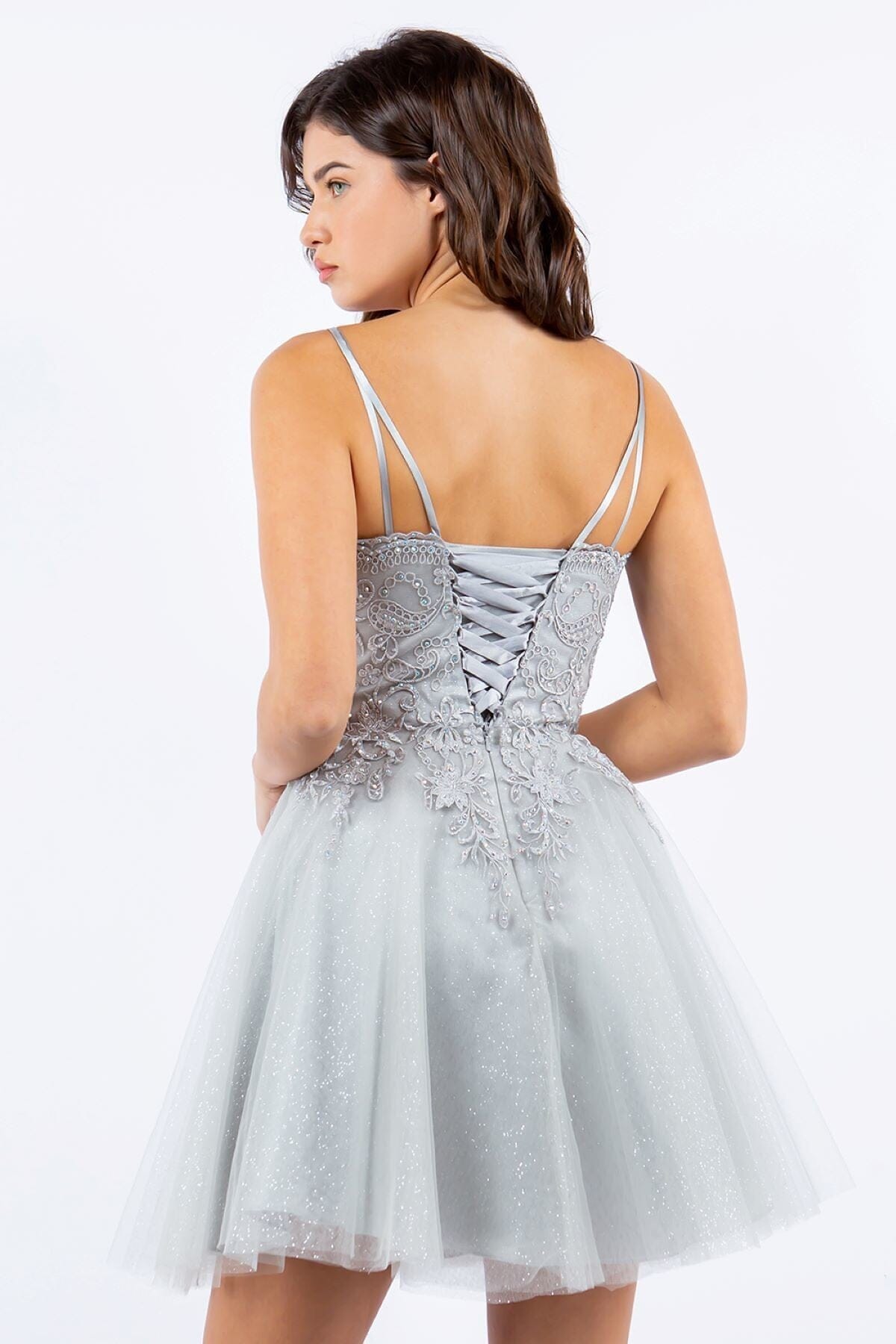 Applique Short Sleeveless Dress by Cinderella Couture 5125J - product image 6