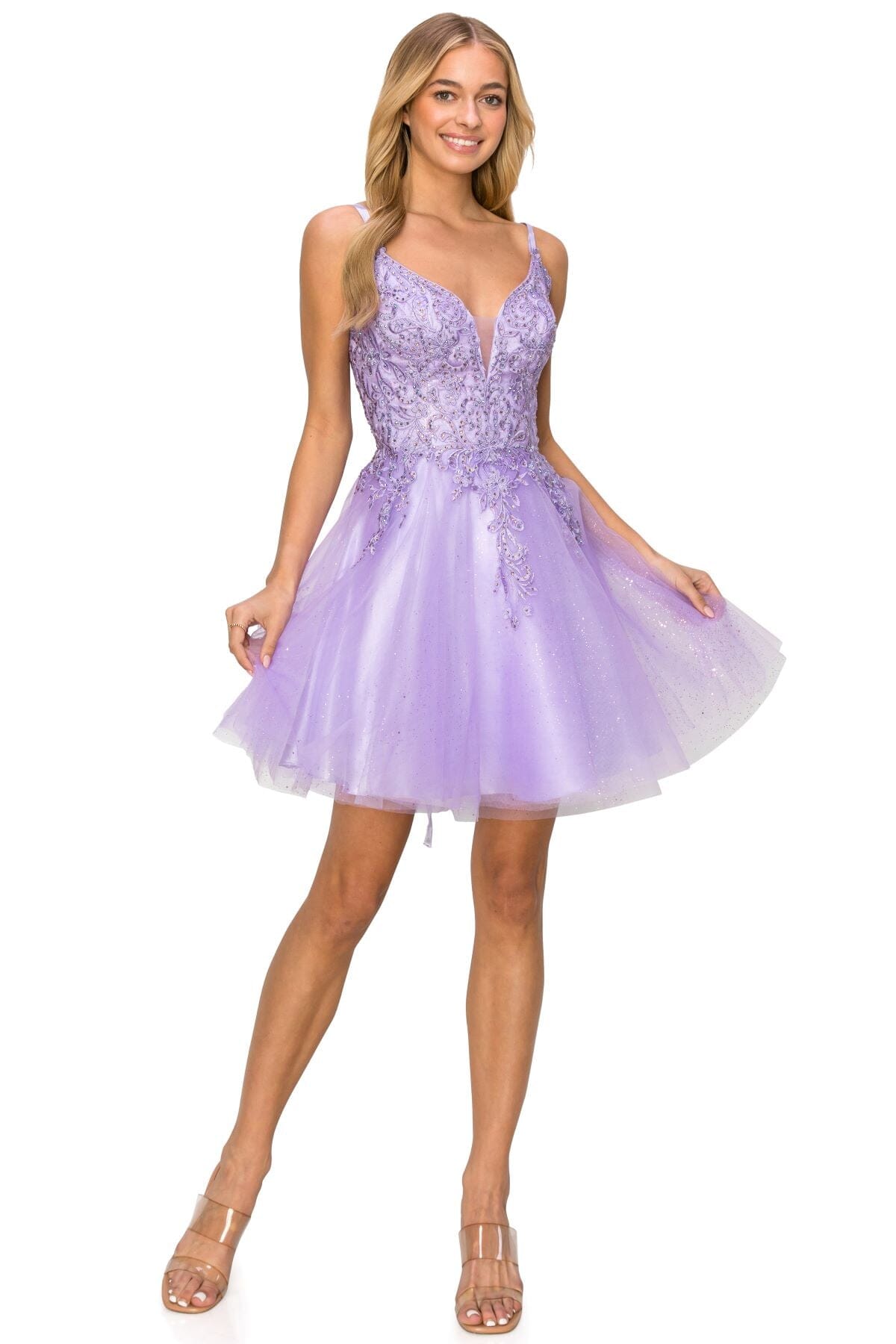 Applique Short Sleeveless Dress by Cinderella Couture 5125J - product image 8