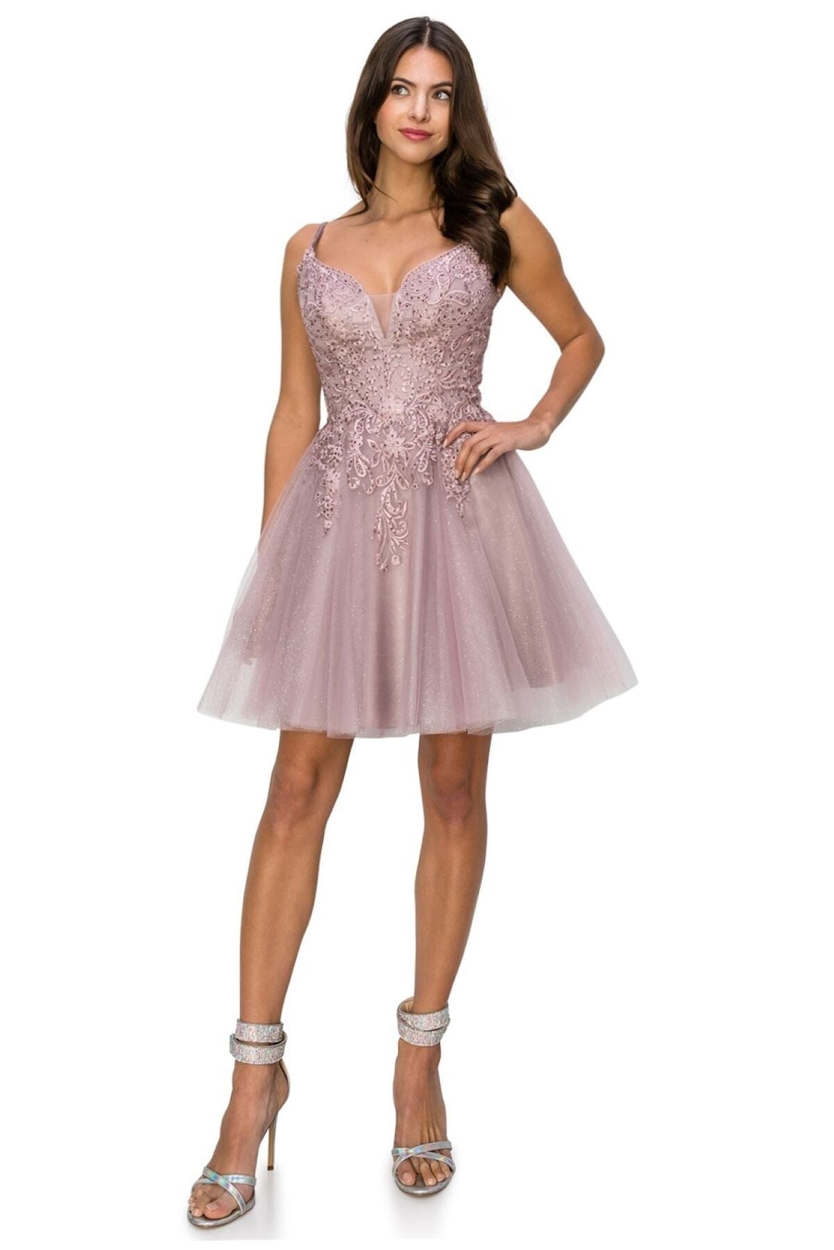 Applique Short Sleeveless Dress by Cinderella Couture 5125J - product image 10