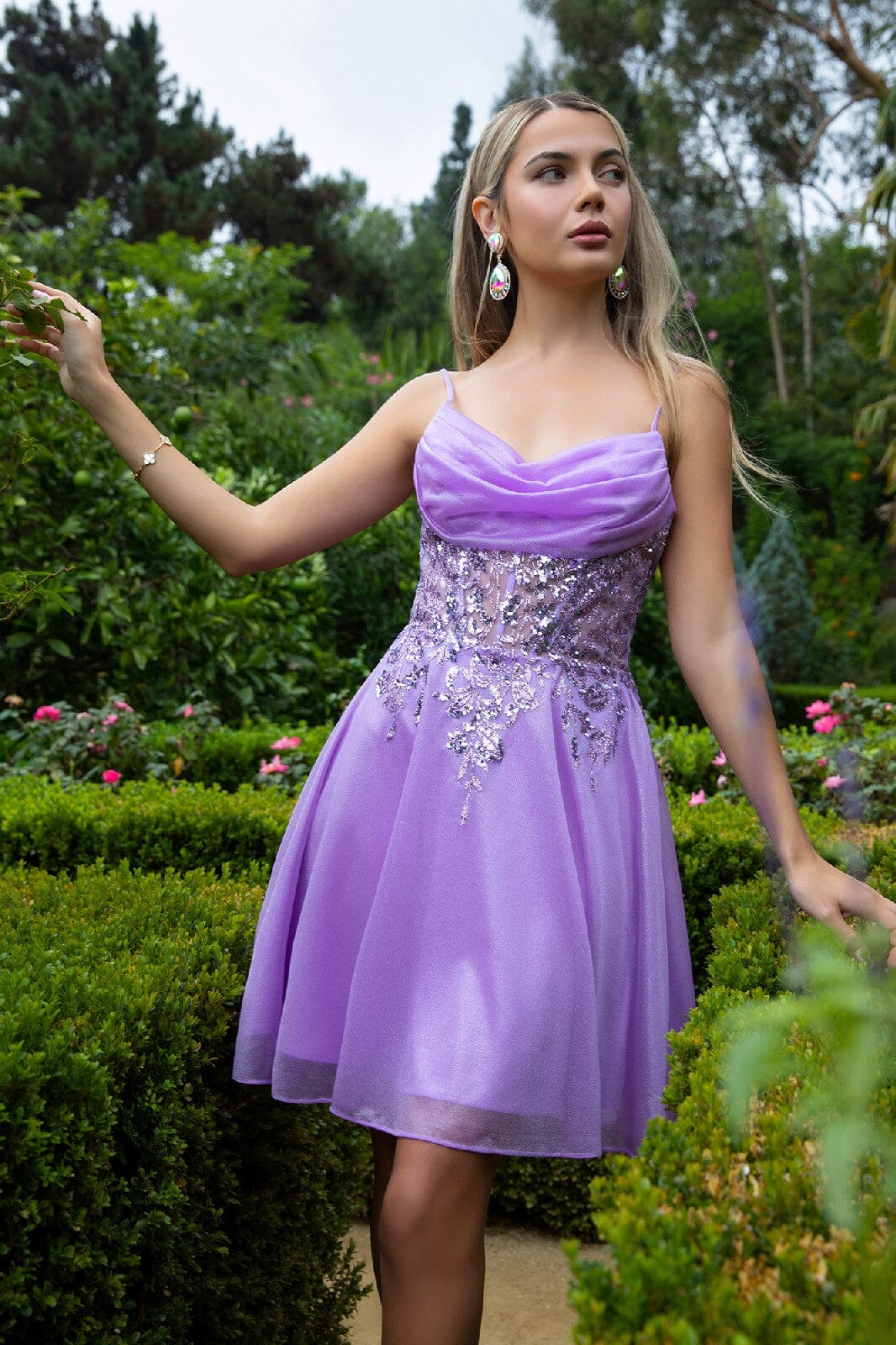 Applique Short Sleeveless Dress by Elizabeth K GS3507 - product image 8