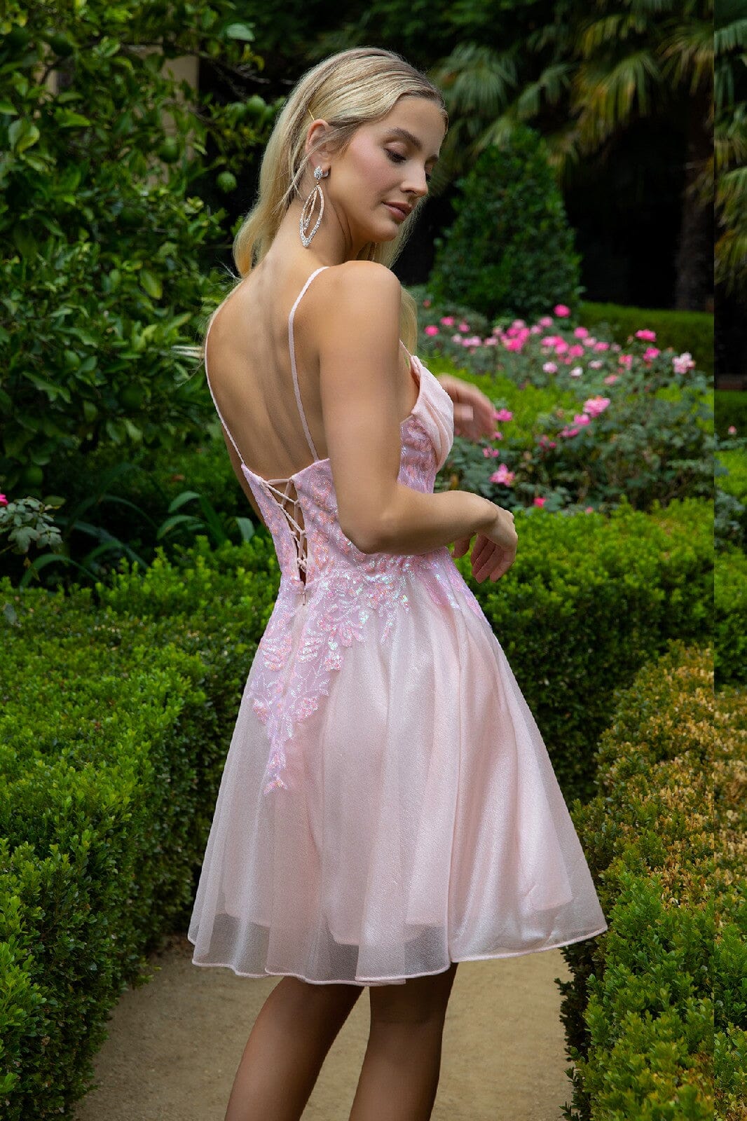 Applique Short Sleeveless Dress by Elizabeth K GS3507 - product image 16