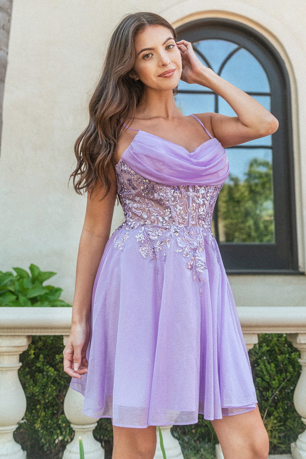 Applique Short Sleeveless Dress by Elizabeth K GS3507 - product image 9