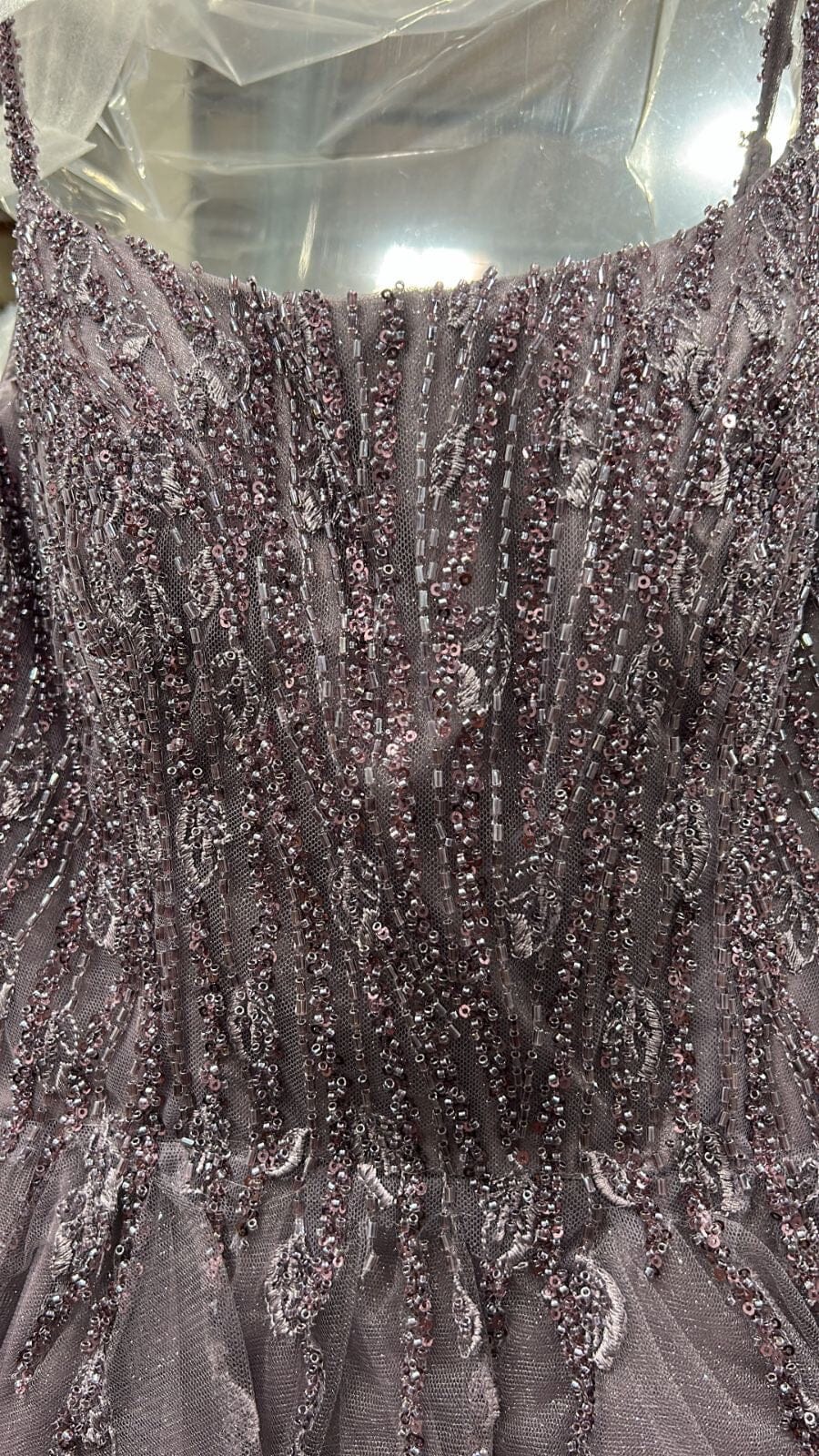 Beaded Short Sleeveless Glitter Dress by Ladivine CD0212 - product image 6