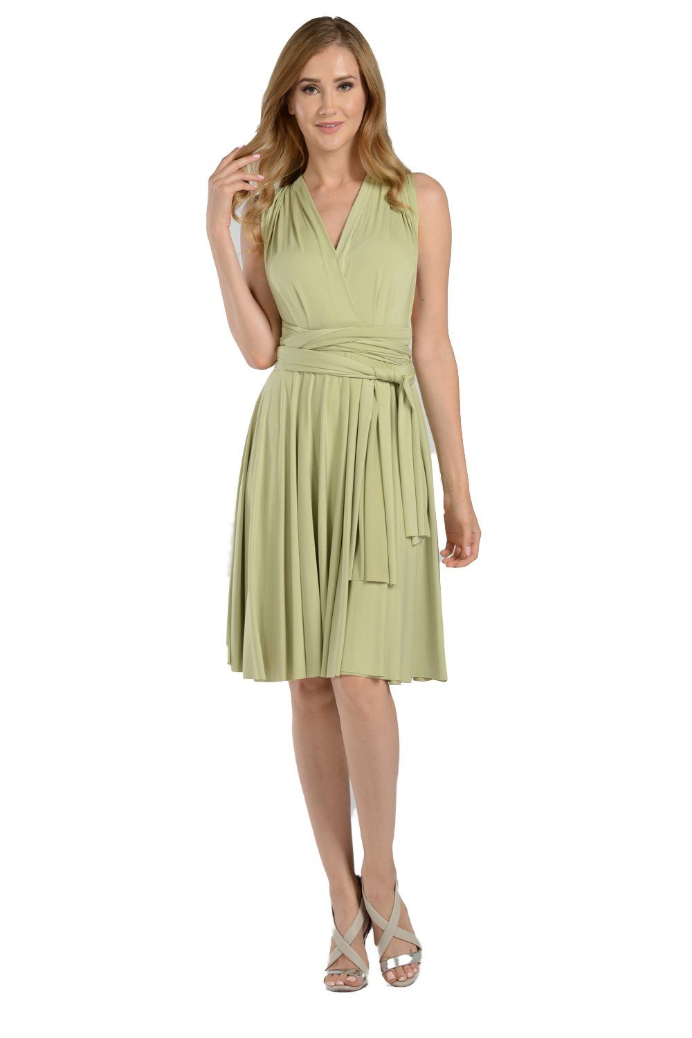 Black Short Convertible Jersey Dress by Poly USA - product image 8