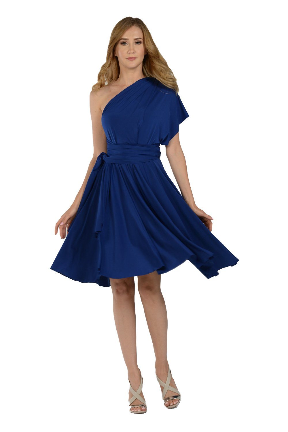 Black Short Convertible Jersey Dress by Poly USA - product image 4