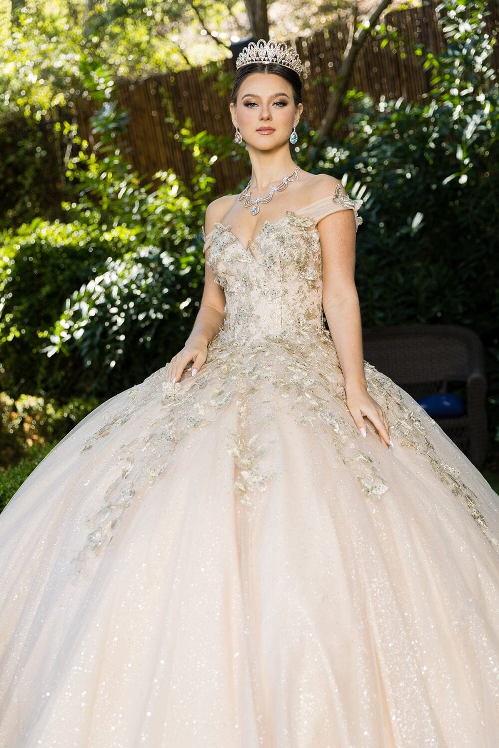 Butterfly Sweetheart Ball Gown by Cinderella Couture 8046J - product image 12