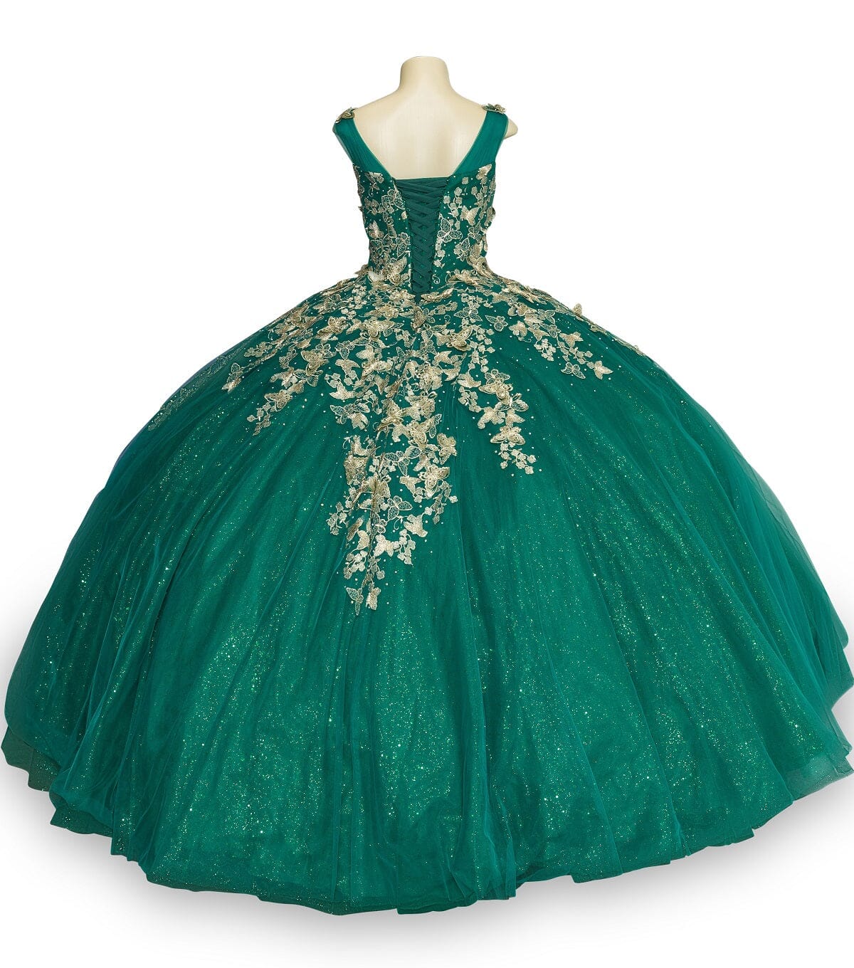 Butterfly Sweetheart Ball Gown by Cinderella Couture 8046J - product image 2
