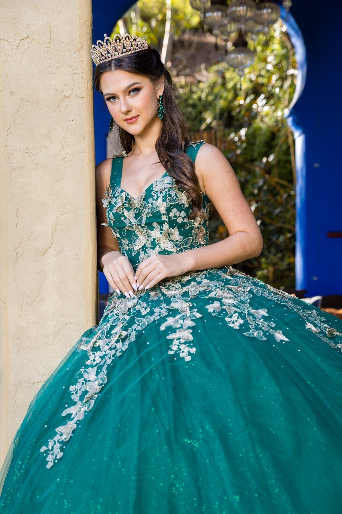 Butterfly Sweetheart Ball Gown by Cinderella Couture 8046J - product image 8