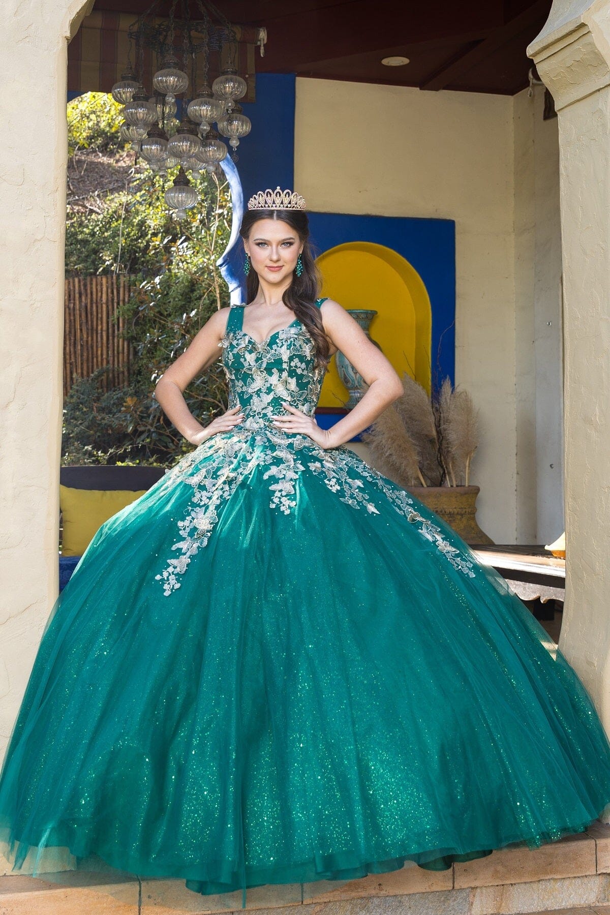 Butterfly Sweetheart Ball Gown by Cinderella Couture 8046J - product image 7