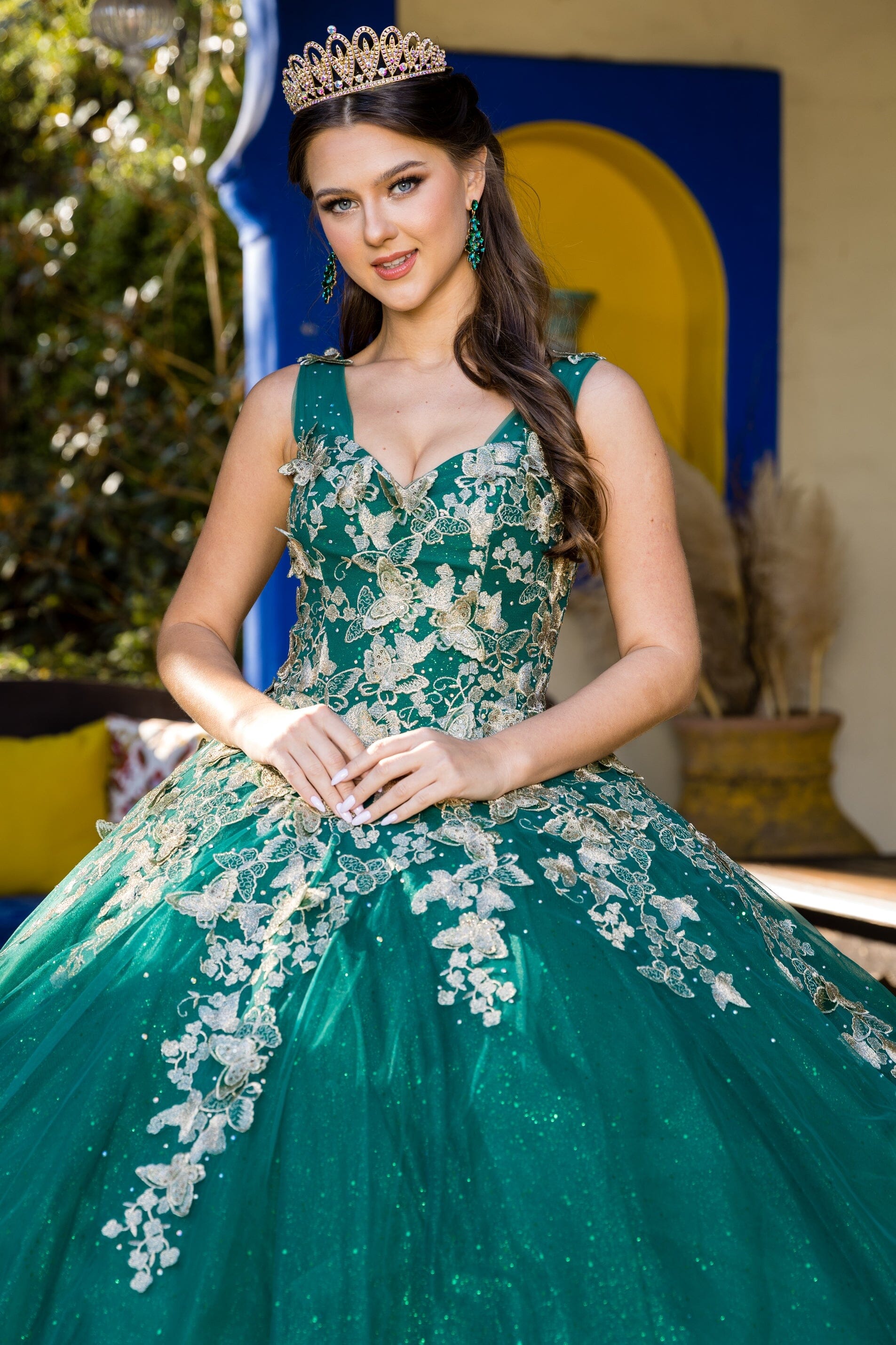 Butterfly Sweetheart Ball Gown by Cinderella Couture 8046J - product image 6