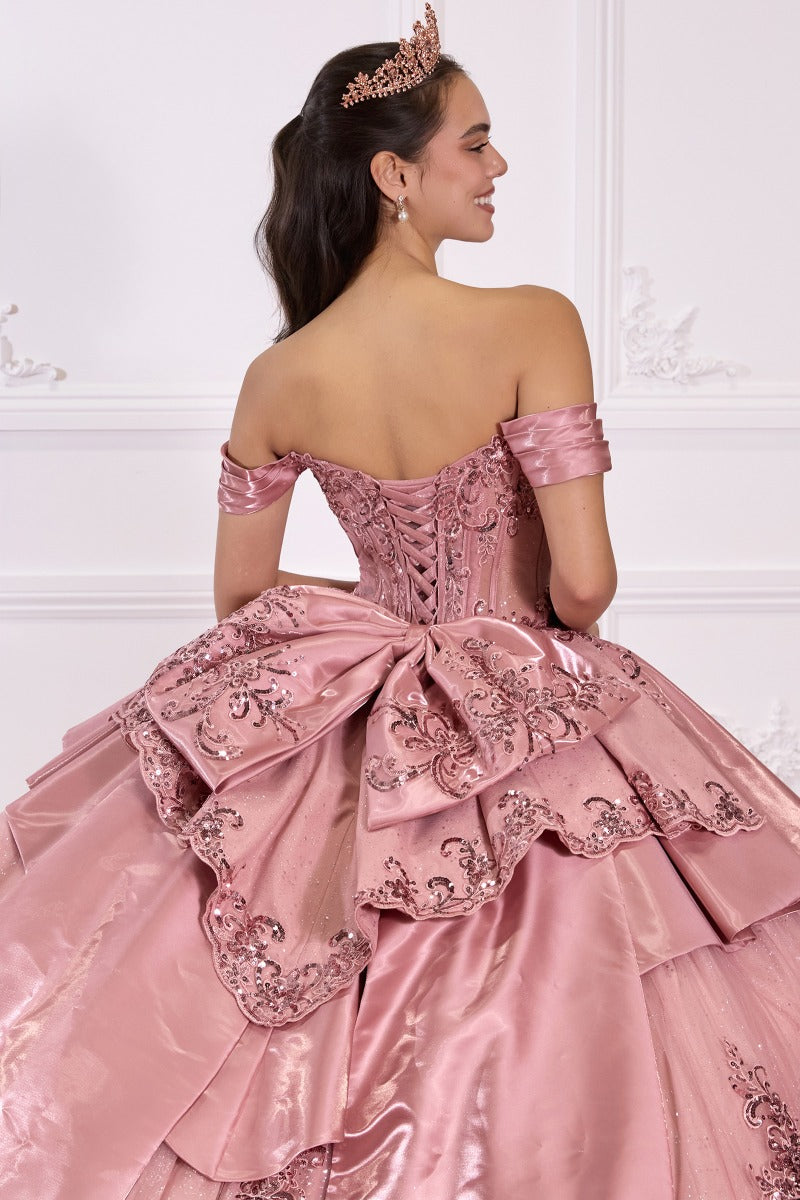 Quinceañera ball gown in ROSE