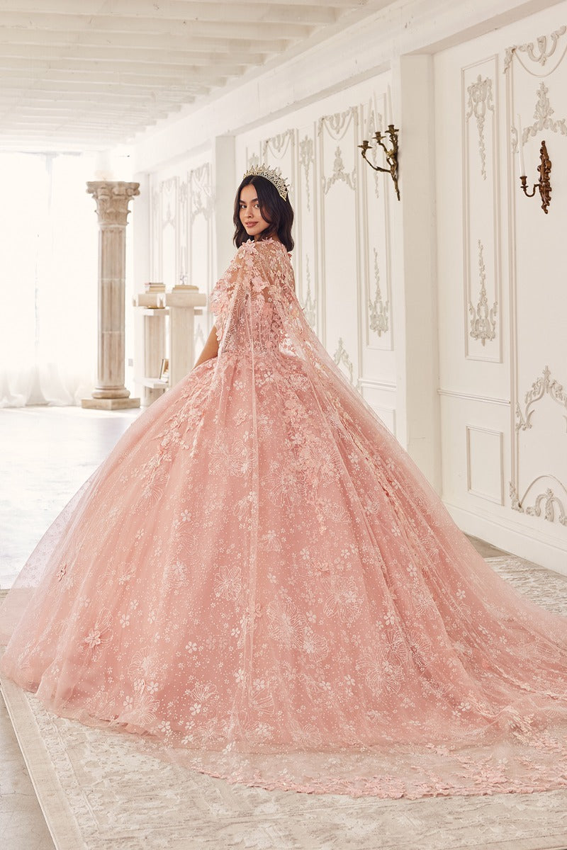 Cinderella Divine 15719 quinceañera gown BLUSH
