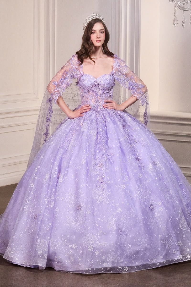 Cinderella Divine 15719 quinceañera gown LAVENDER