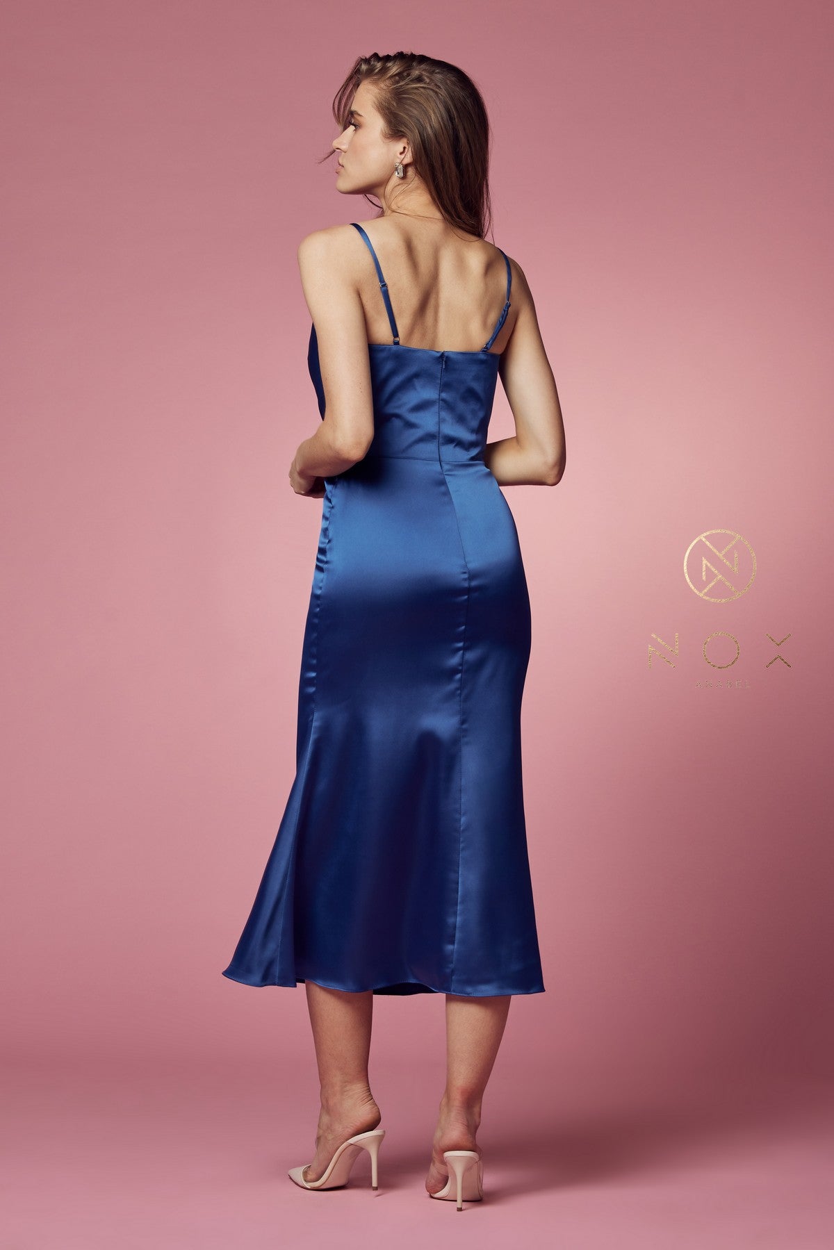 Cowl Neck Midi Dress by Nox Anabel R1027 - product image 11