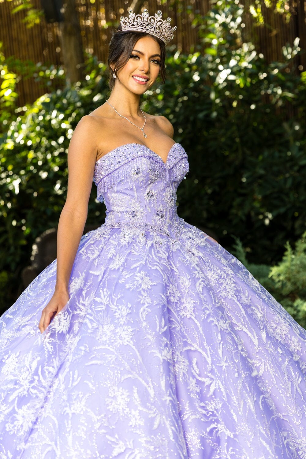 Embellished Strapless Ball Gown by Cinderella Couture 8071J - product image 4
