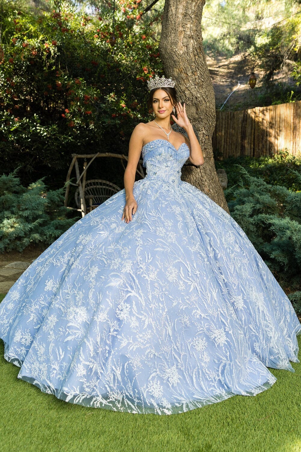 Embellished Strapless Ball Gown by Cinderella Couture 8071J - product image 5