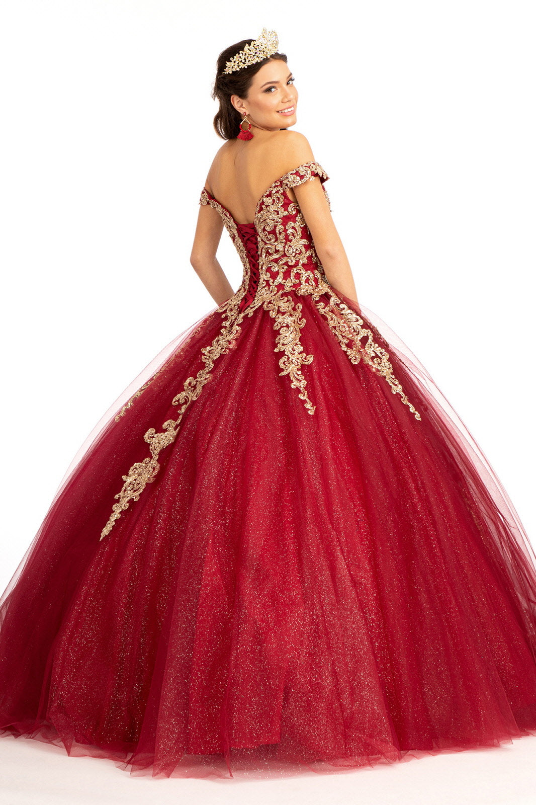 Embroidered Off Shoulder Ball Gown by Elizabeth K GL1972 - product image 6