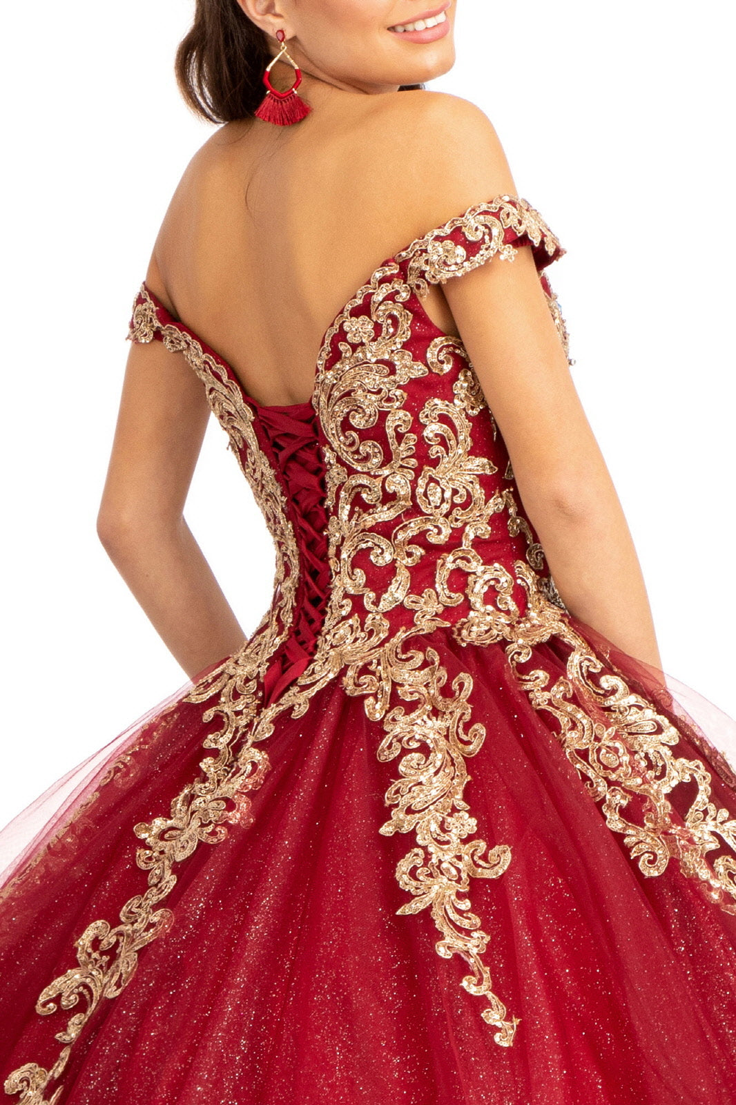 Embroidered Off Shoulder Ball Gown by Elizabeth K GL1972 - product image 9