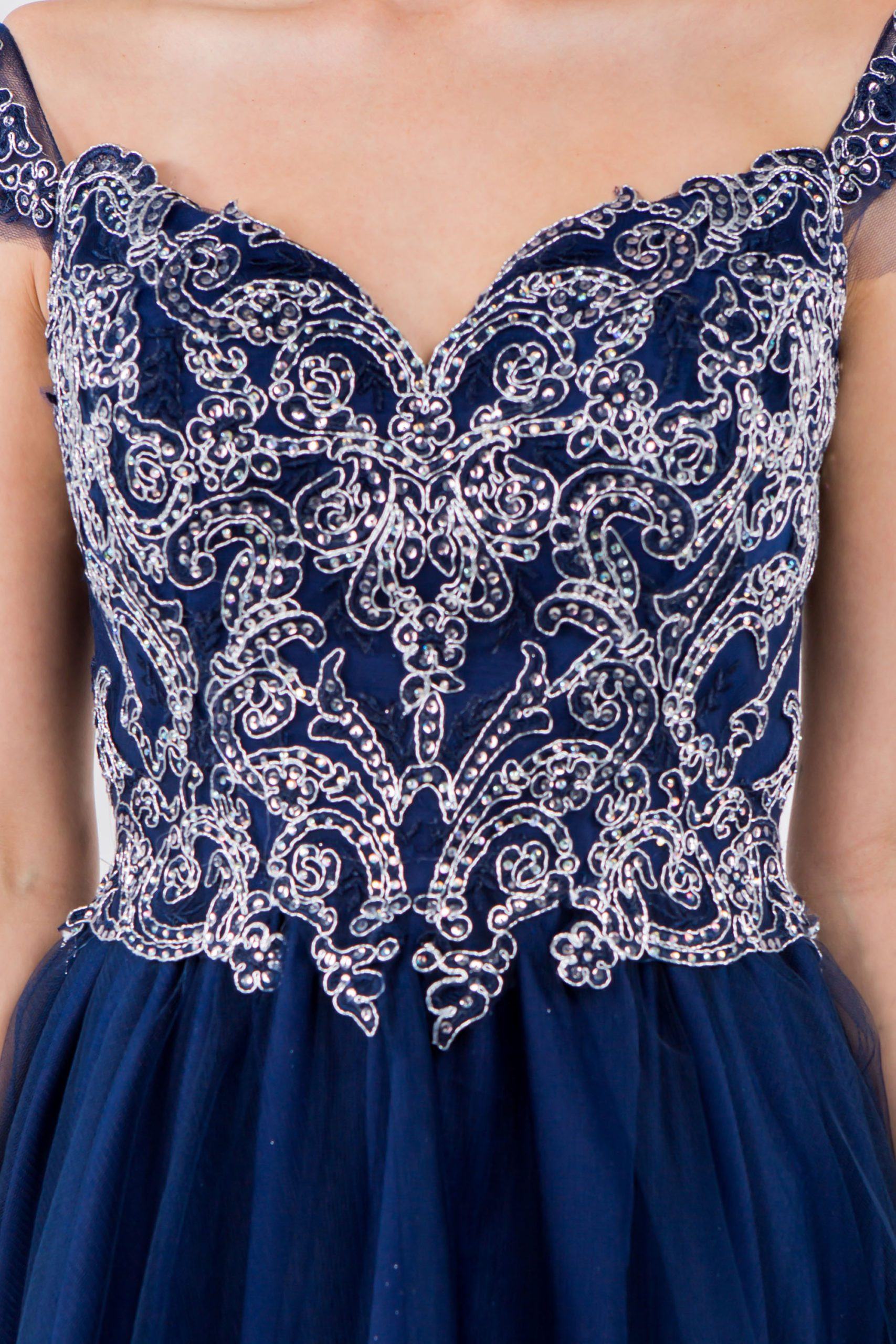 Embroidered Short Ruffled Dress by Elizabeth K GS1966 - product image 10