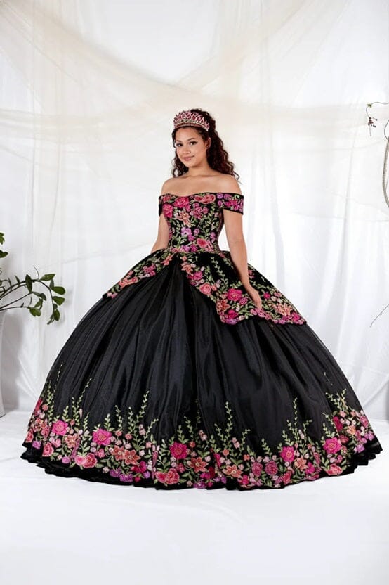 Floral Charro Off Shoulder Ball Gown by Calla SCL-30016 - product image 4