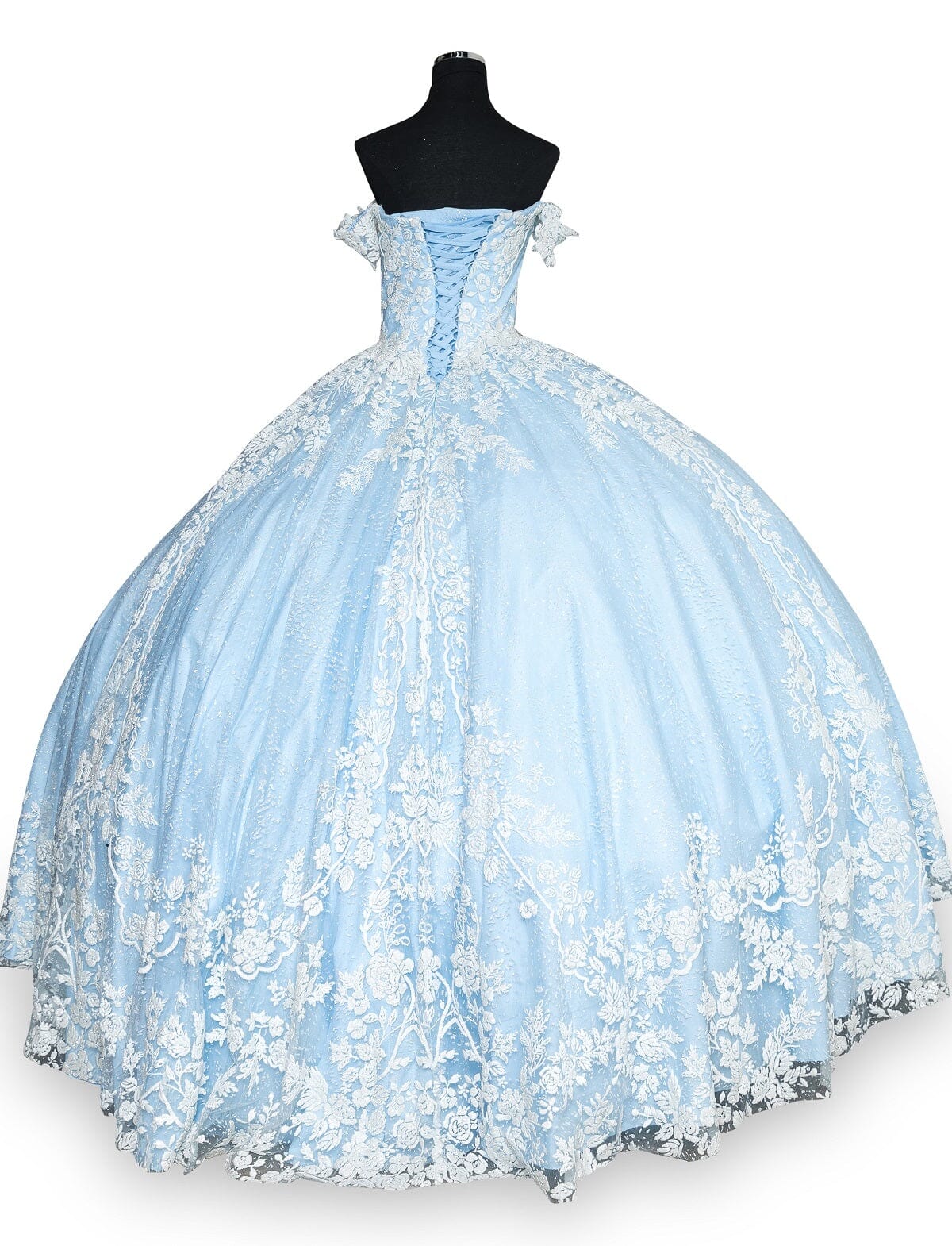 Floral Embroidered Off Shoulder Ball Gown by Cinderella Couture 8070J - product image 10