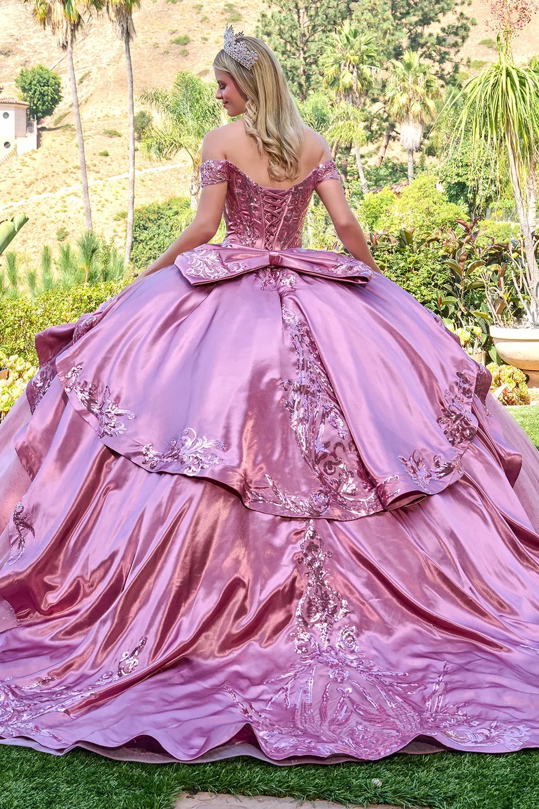 Off Shoulder Ball Gown by Elizabeth K GL3794 - product image 2