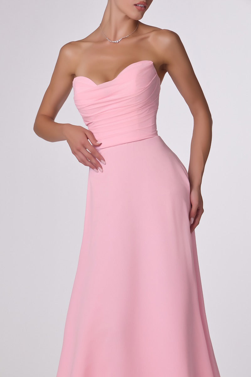 LaDivine T703 gown in SOFT PINK