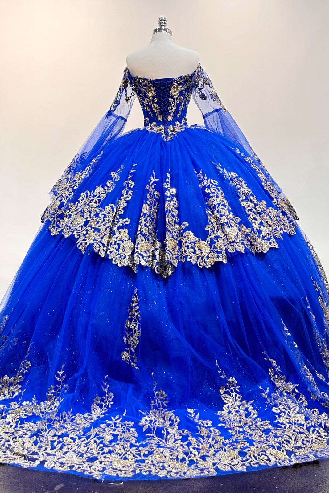 Long Sleeve Off Shoulder Ball Gown by Elizabeth K GL3184 - product image 11