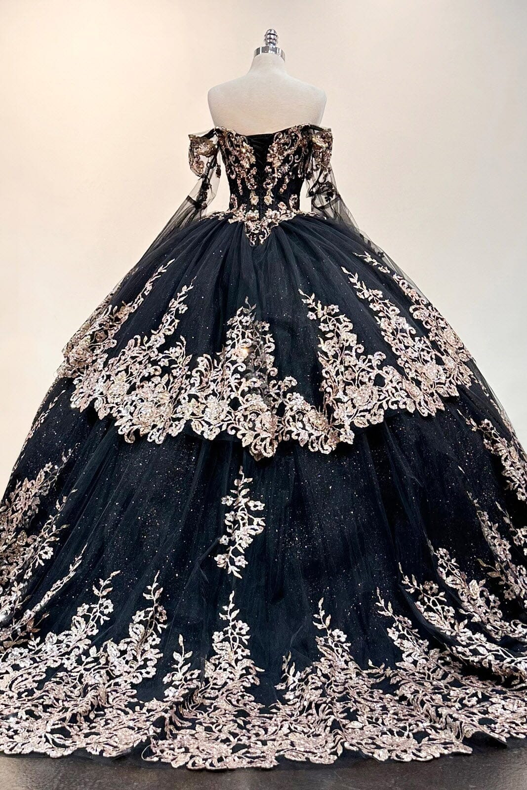 Long Sleeve Off Shoulder Ball Gown by Elizabeth K GL3184 - product image 5