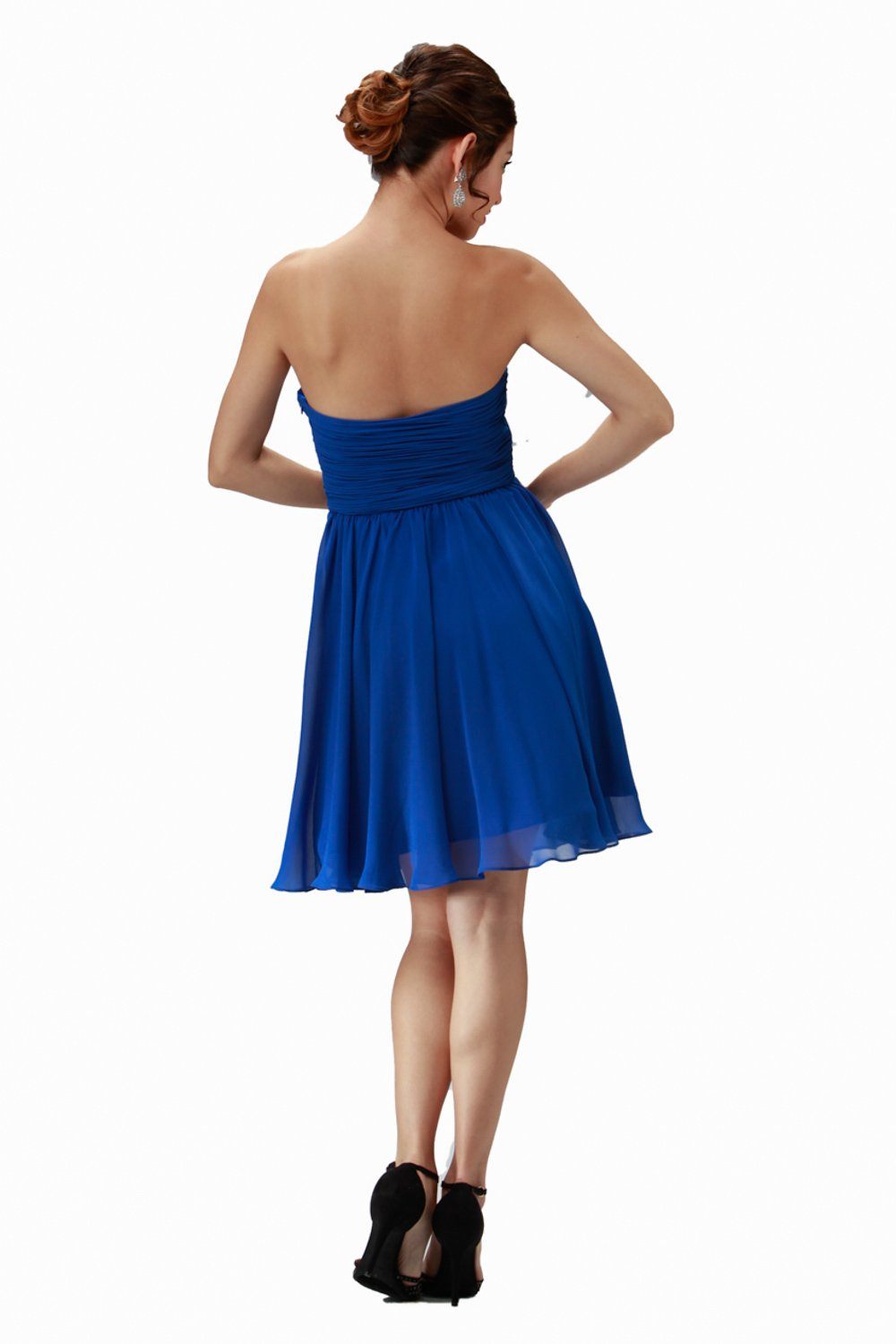 Mint Ruched Short Strapless Sweetheart Dress by Poly USA - product image 2