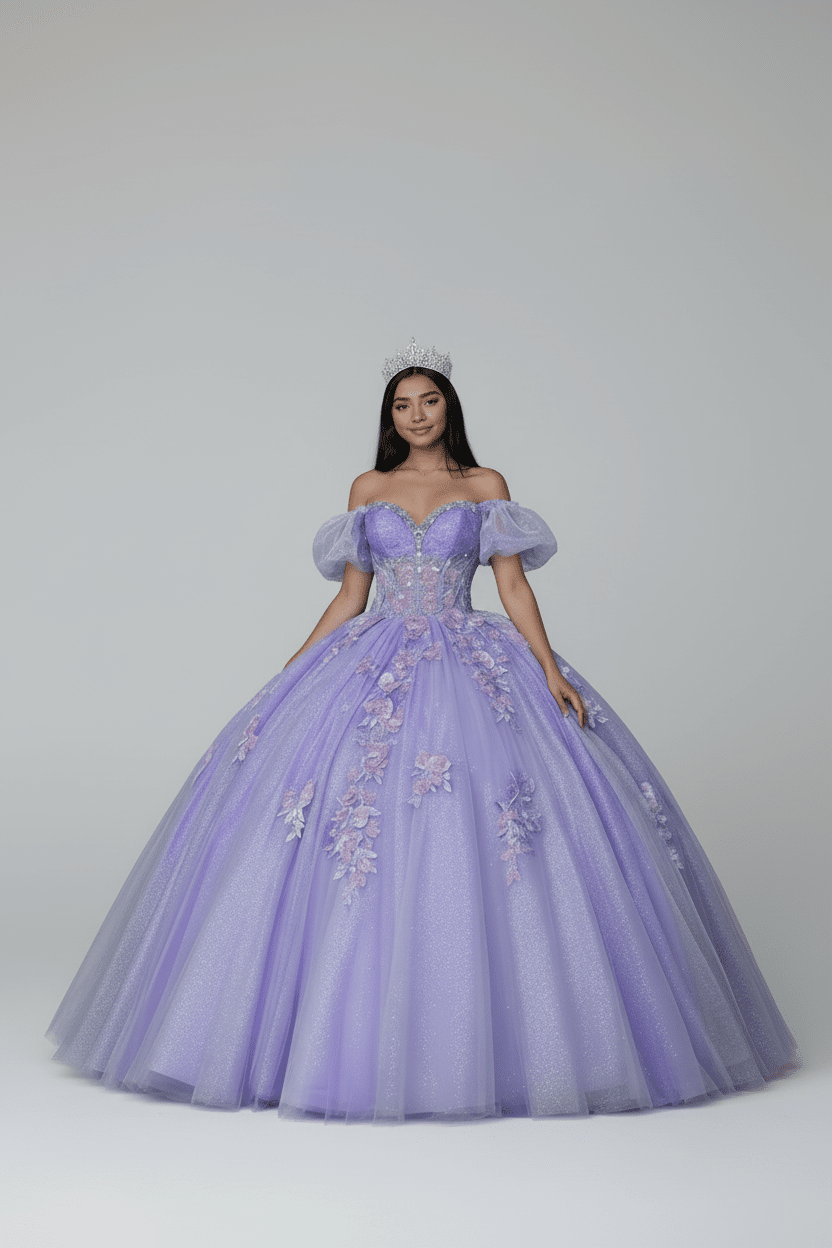 Off Shoulder Corset Ball Gown by Calla SCL-30012 - product image 8