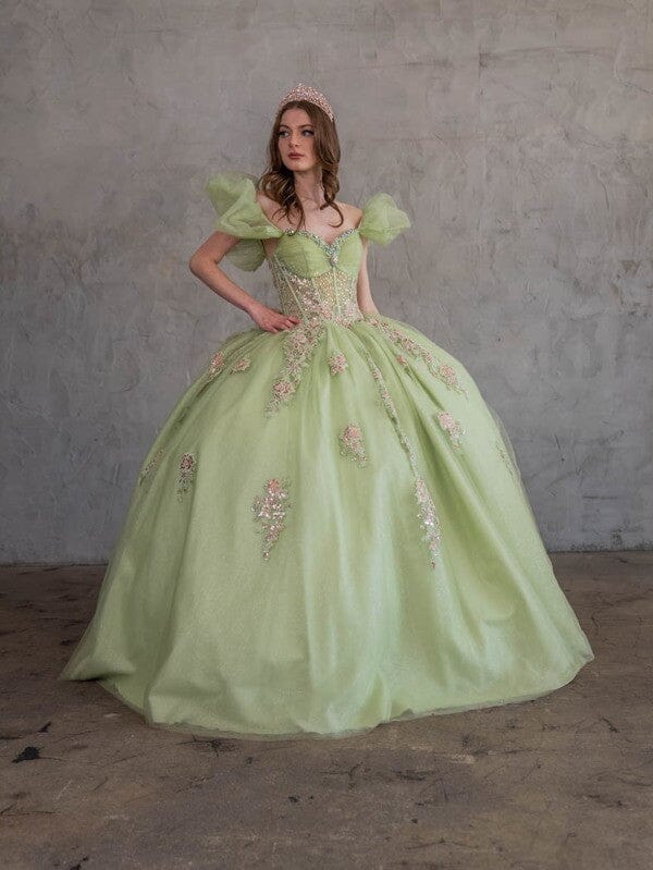 Off Shoulder Corset Ball Gown by Calla SCL-30012 - product image 4
