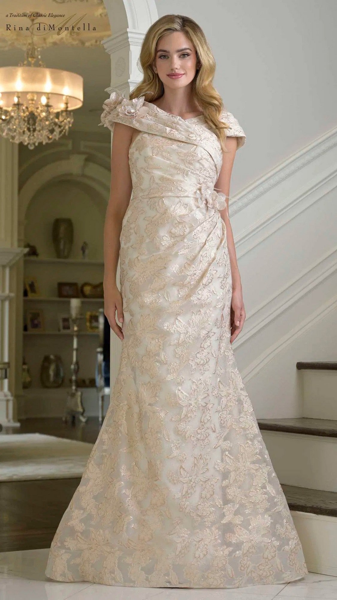 Rina di Montella RD3428 formal dress view 3