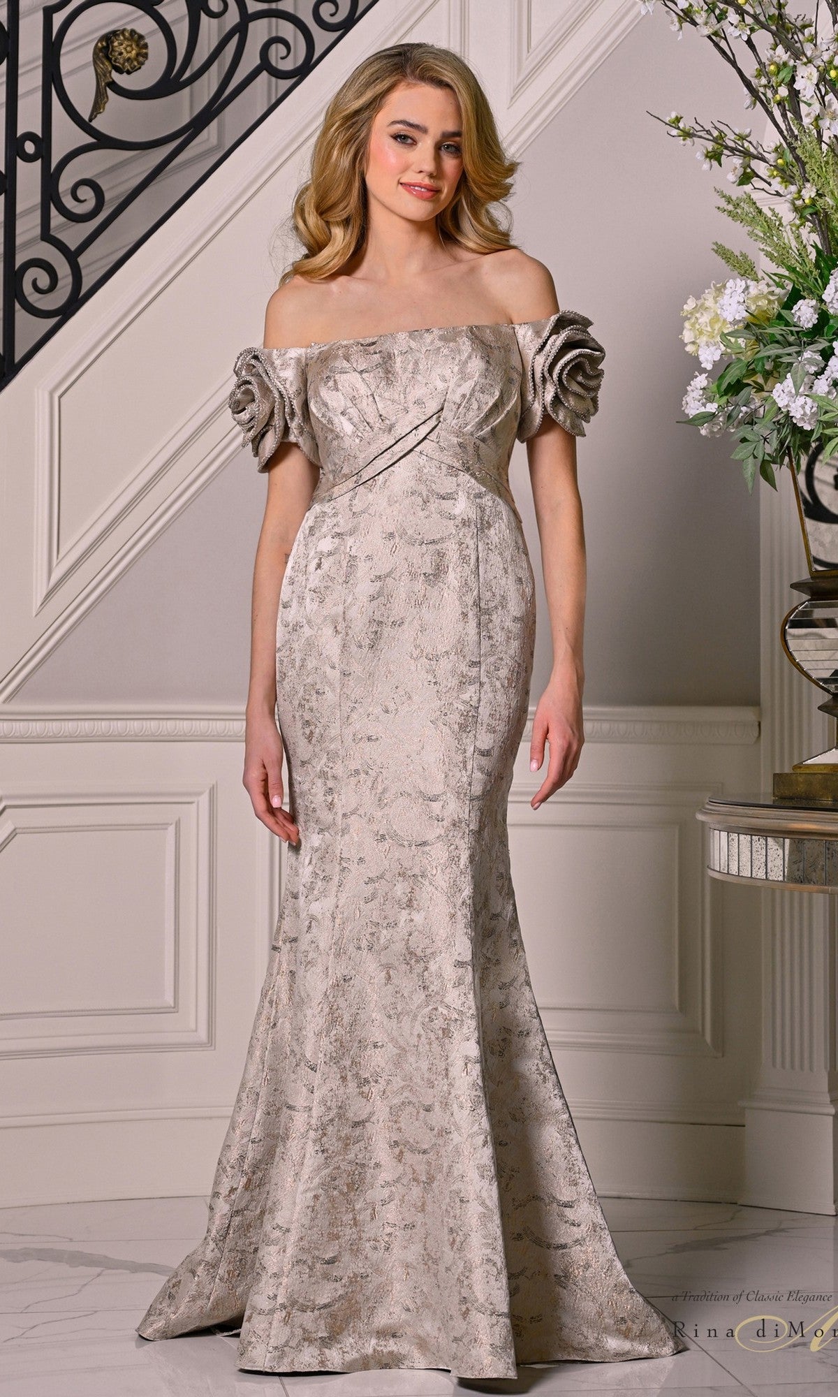 Rina di Montella RD3512 formal dress view 3
