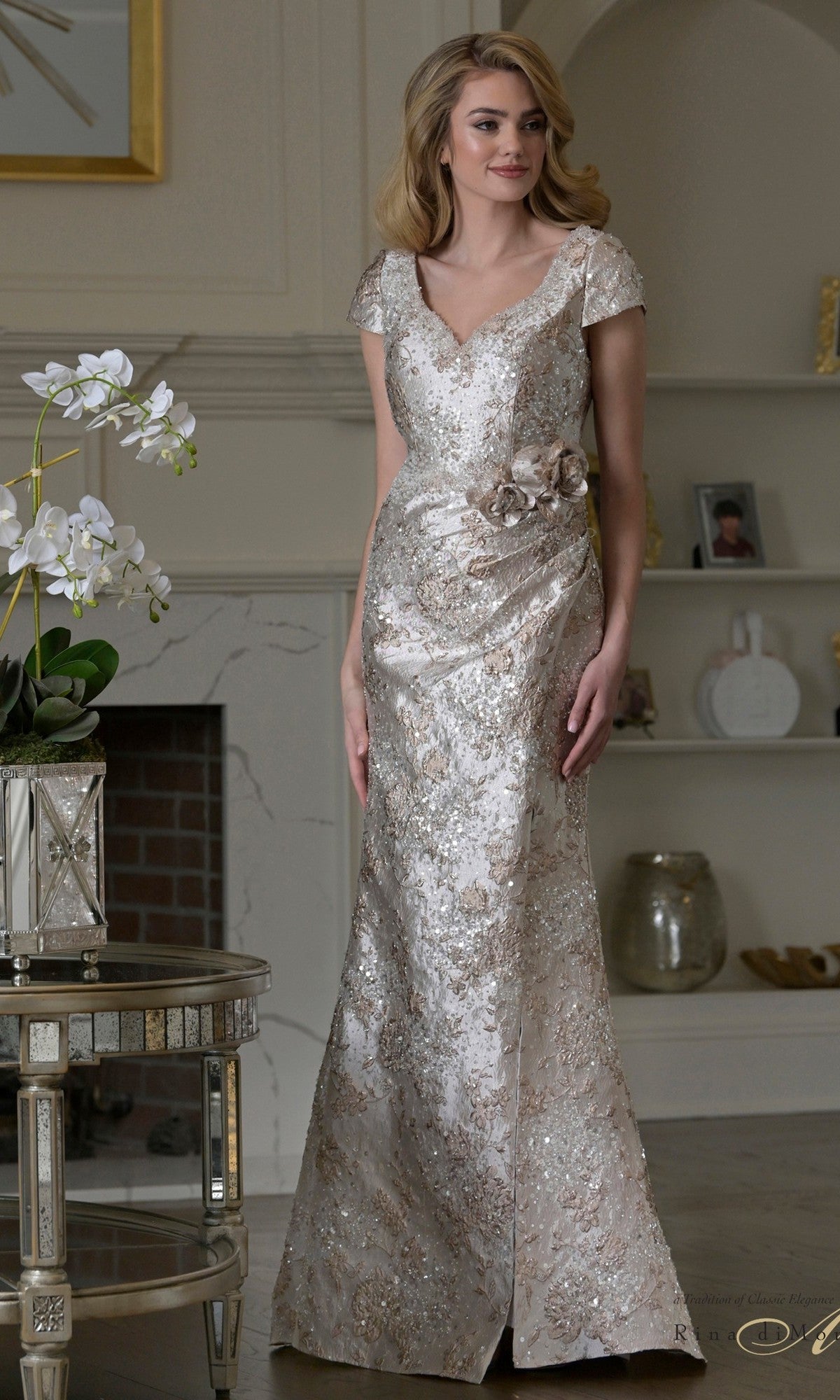 Rina di Montella RD3529 formal dress view 3