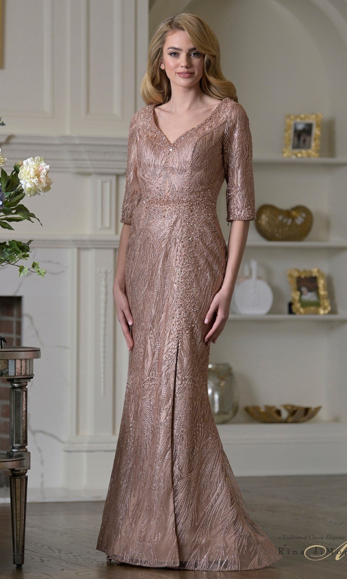 Rina di Montella RD3530 formal dress view 3