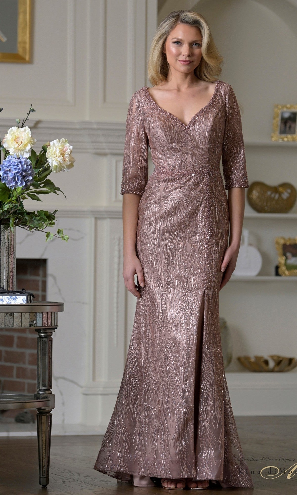 Rina di Montella RD3530 formal dress view 4