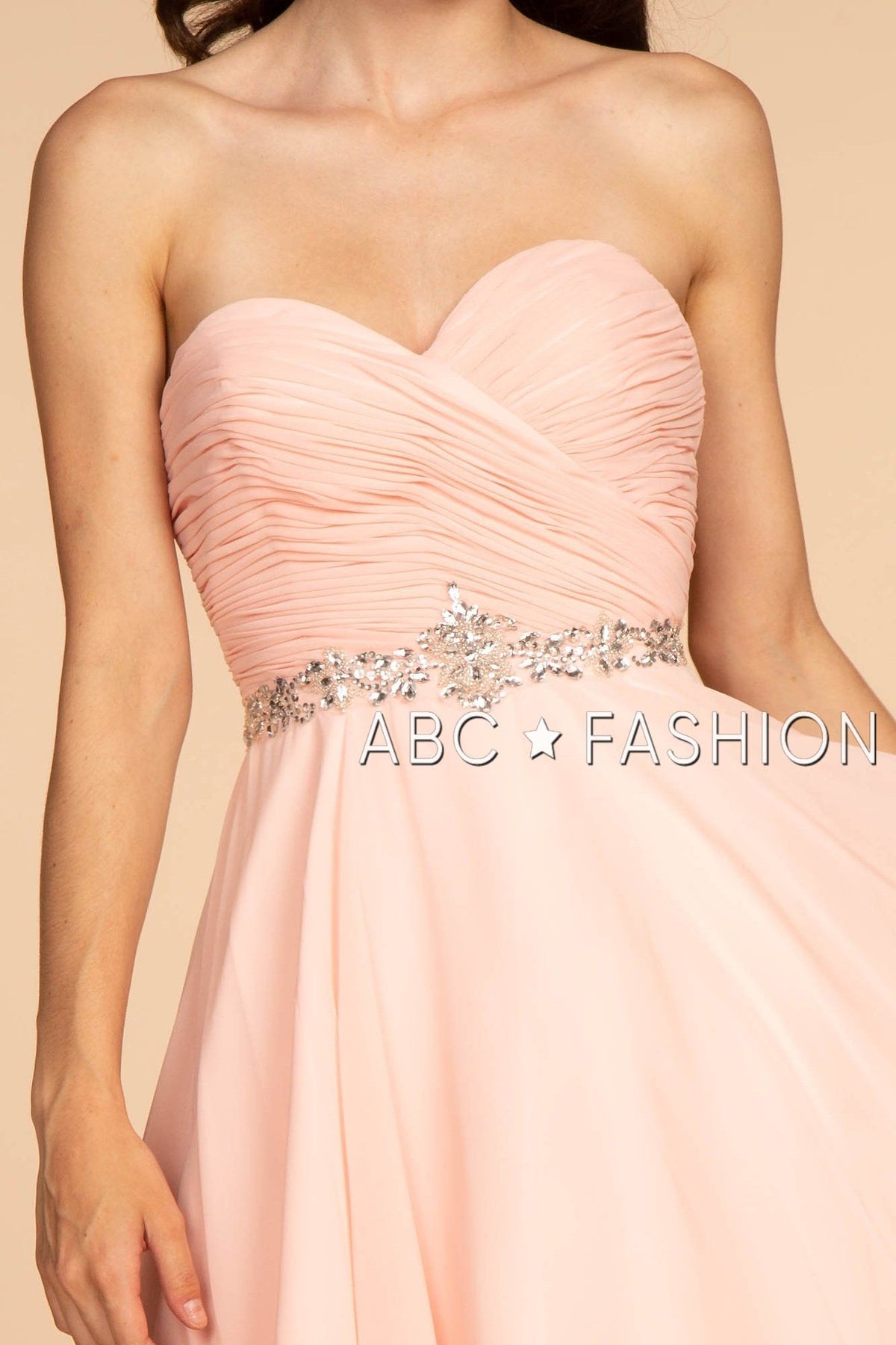 Ruched Strapless Sweetheart Short Dress by Elizabeth K GS1637 - product image 7