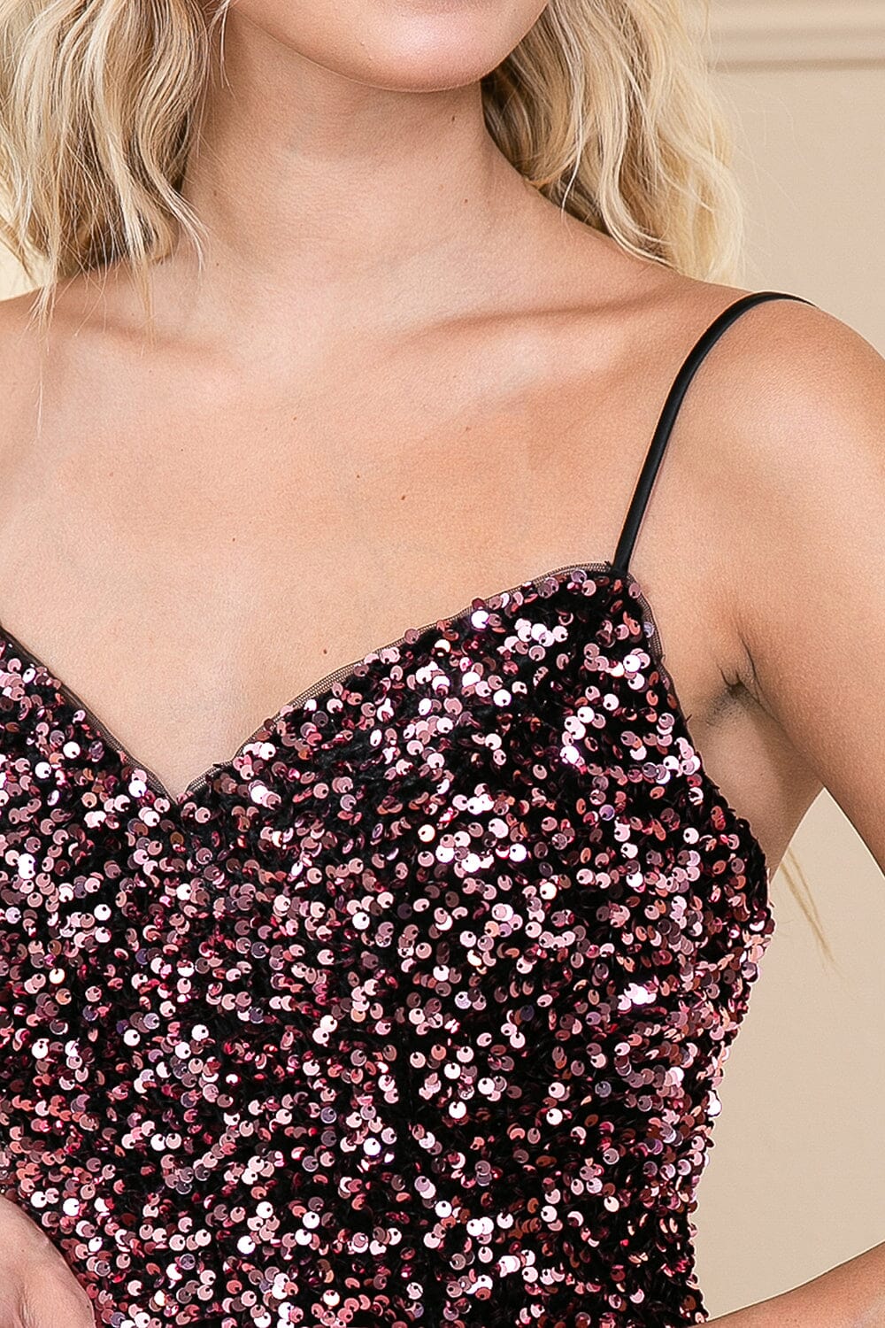Sequin Short Strapless Dress by Amelia Couture 395S - product image 4