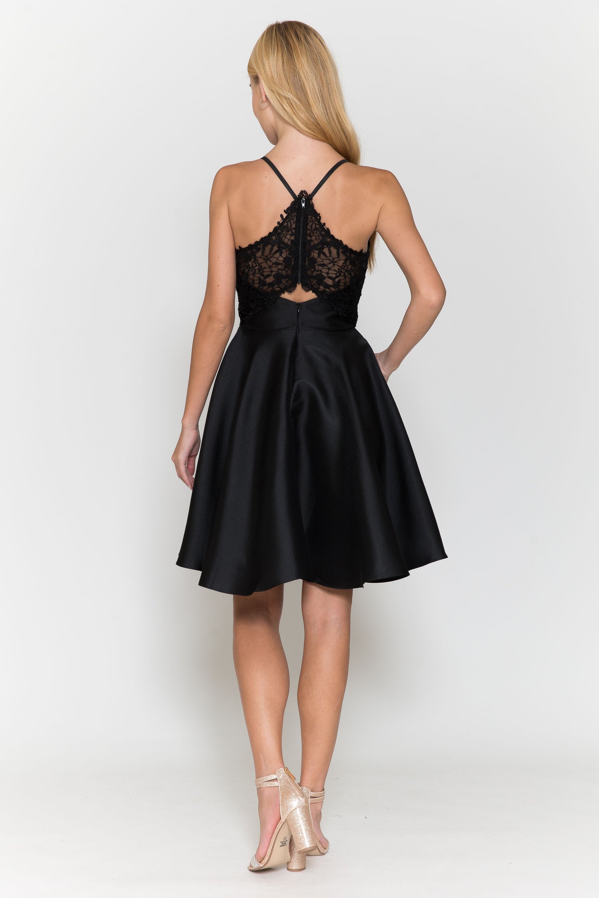 Short Mikado Pocket Dress by Poly USA 8698 - product image 2
