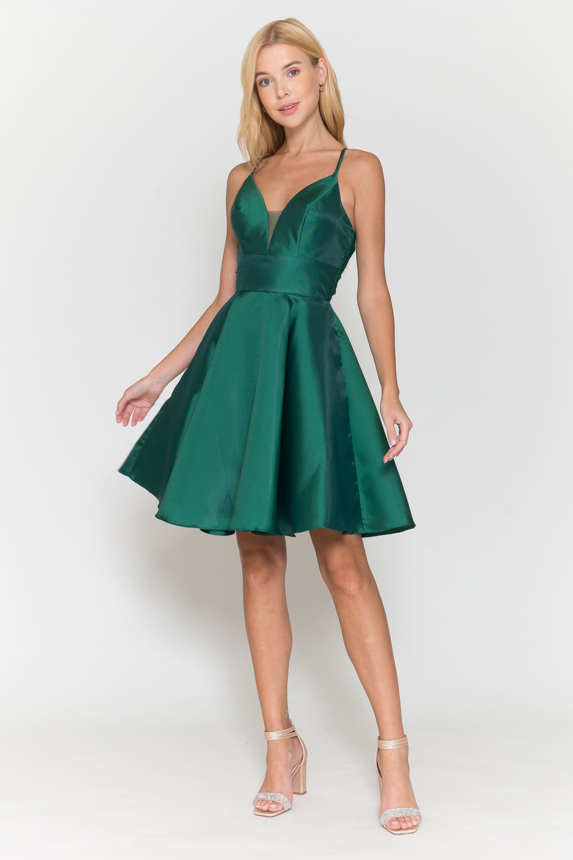 Short Mikado Pocket Dress by Poly USA 8698 - product image 6